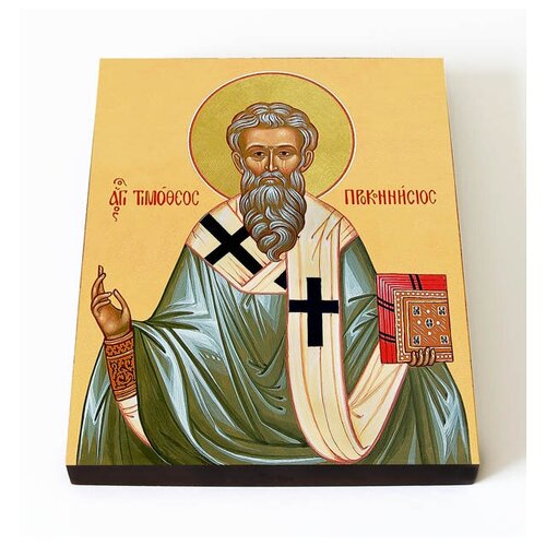 Святитель Тимофей, епископ Проконесский, икона на доске 8*10 см святитель тимофей епископ проконесский икона на доске 8 10 см