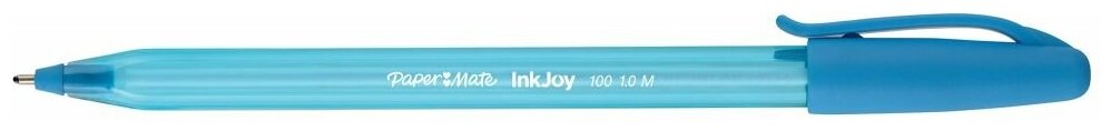 Ручка шариков. Paper Mate Ink Joy (S0977340) голубой тон. d=1.2мм гол. черн. кор. карт. одноразовая ручка 1стерж. линия 1мм