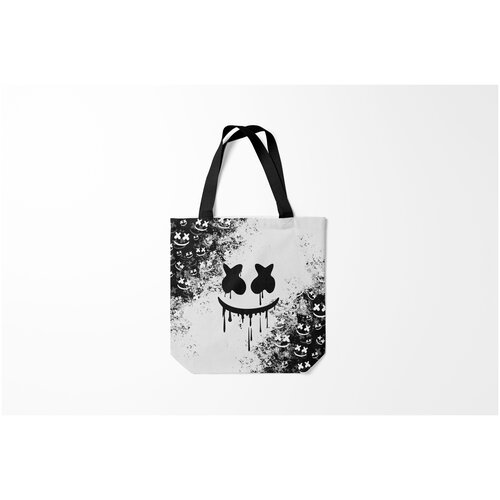 фото Сумка-шоппер / 40х40 см / разная музыка / marshmello burnettie