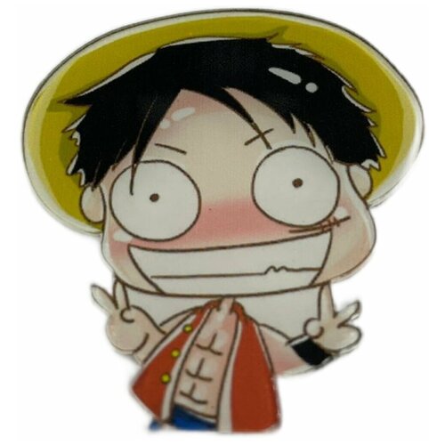 Значок виниловый Luffy бешеный