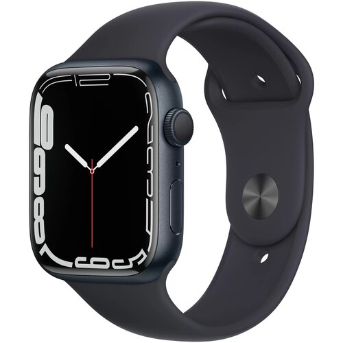 Умные часы Apple Watch Series 7 41 мм Aluminium Case GPS + Cellular, темная ночь