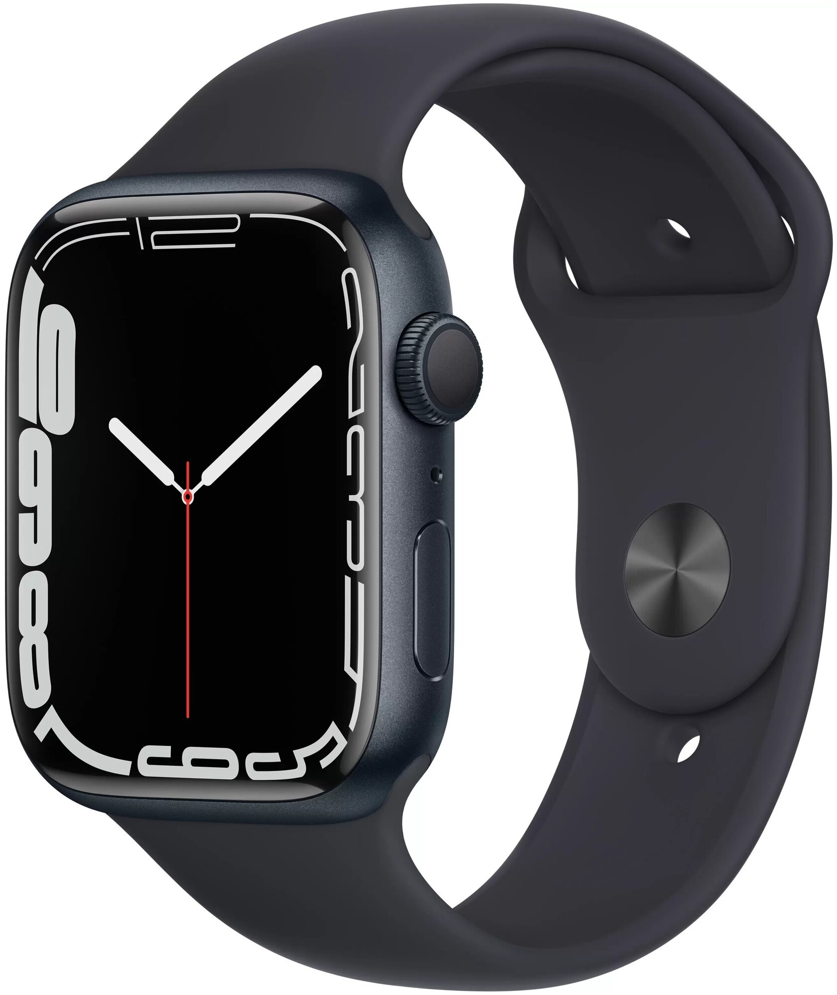 Умные часы Apple Watch Series 7 45 мм Aluminium Case GPS, темная ночь