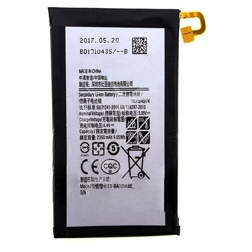 Аккумулятор EB-BA320ABE для Samsung A320F (Galaxy A3 2017) original samsung batteryeb ba320abe for samsung galaxy a3 2017 a320 2017 edition genuine replacement phone battery 2350mah