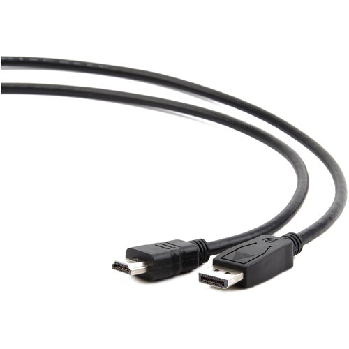 Bion Кабель DisplayPort-HDMI, 20M/19M, экран, 1,8м, черный [BXP-CC-DP-HDMI-018]