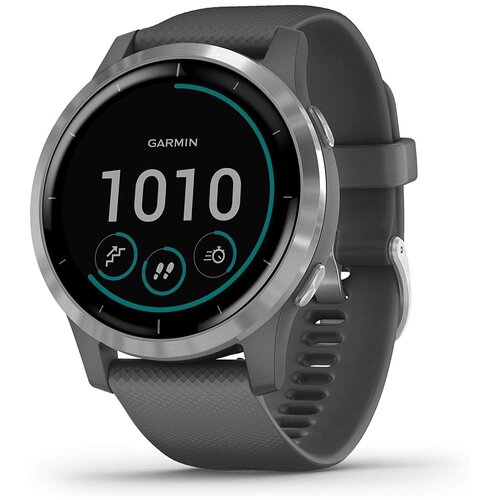 Умные часы Garmin Vivoactive 4 41 мм GPS, серый/черный