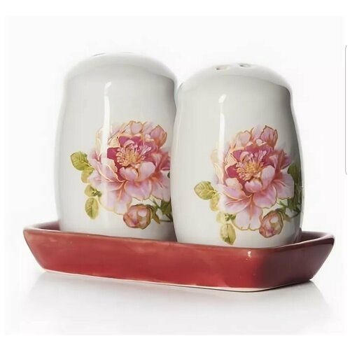 Набор для специй, 2 предмета на керамической подставке серия 