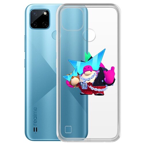 Чехол-накладка Clear Case Brawl Stars-Плохиш Базз для Realme C21Y чехол накладка clear case brawl stars плохиш базз для vivo y53s