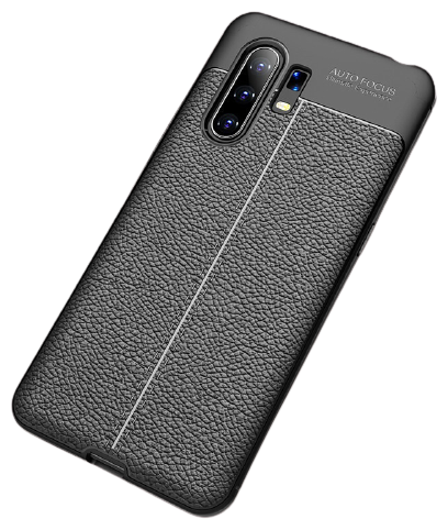 Чехол MyPads для Samsung Galaxy M01 SM-M015F (2020) из качественного износостойкого силикона с декоративным дизайном под кожу с тиснением черный