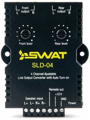 Преобразователь входов SWAT SLD-04 (4 канала+регулятор уровня+питание)