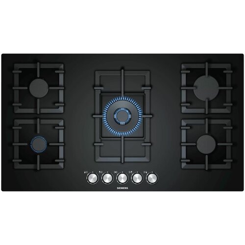 Встраиваемая газовая варочная панель SIEMENS EP9B6QO90M iQ500 58 x 915 x 520 5 конфорок электроподжиг закаленное стекло 7813300₽