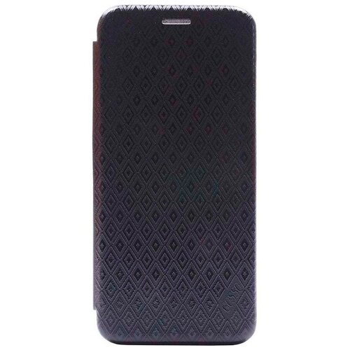 Чехол-книжка на Samsung Galaxy M52 5G, Самсунг М52 с 3D принтом Magic Rhombs черный чехол книжка на samsung galaxy m52 5g самсунг м52 с 3d принтом cheetah черный