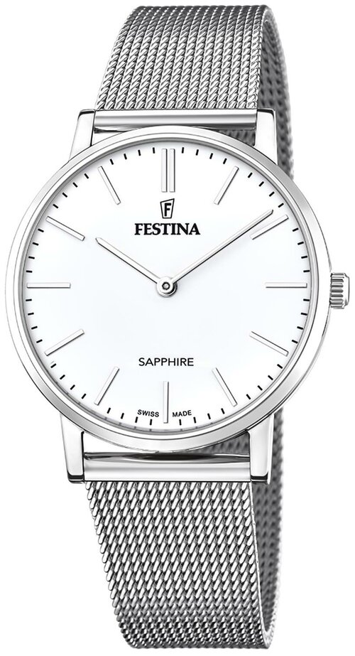 Наручные часы FESTINA Наручные часы Festina F20014/1, серебряный, белый
