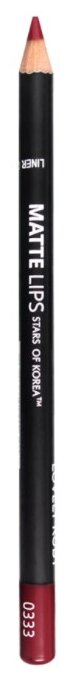 Art Soffio карандаш для губ  Matte Lips 820L, 0333 Lovely Ruby