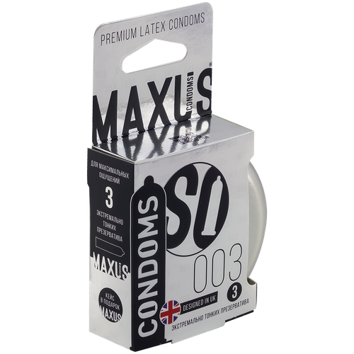 Купить Экстремально тонкие презервативы в железном кейсе MAXUS Extreme Thin - 3 шт. (247577), натуральный латекс, Презервативы