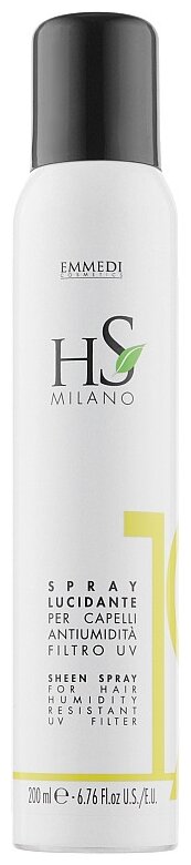 DIKSON Спрей для блеска волос / HS MILANO 19 SPRAY LUCIDANTE 200 мл - фото №1