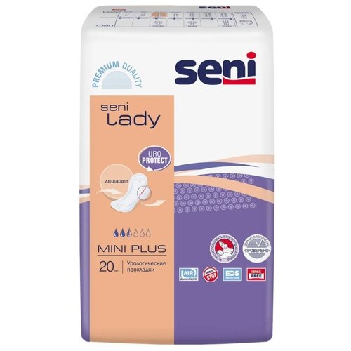 Прокладки урологические женские SENI LADY mini plus, 20 шт.