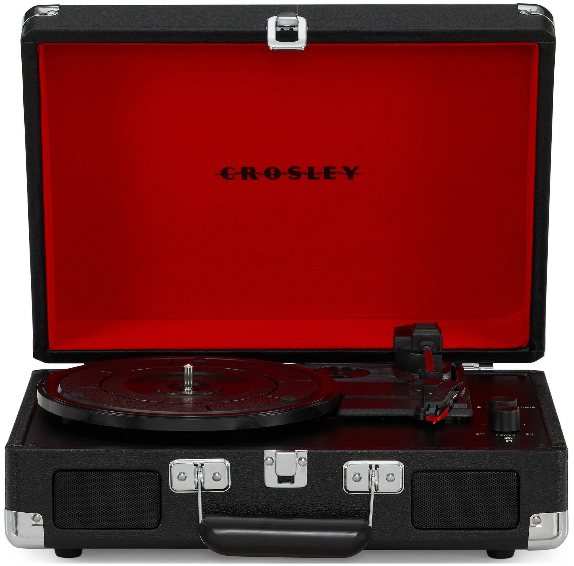 Виниловый проигрыватель CROSLEY CRUISER PLUS Black c двухсторонним Bluetooth