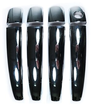 Хромированные накладки на дверные ручки Peugeot 408 2012+/ Пежо 408 2012+