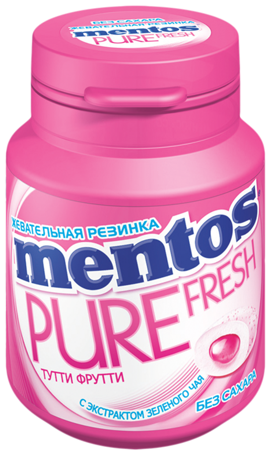 Жевательная резинка MENTOS Pure fresh Тутти-Фрутти 54 г - фотография № 7