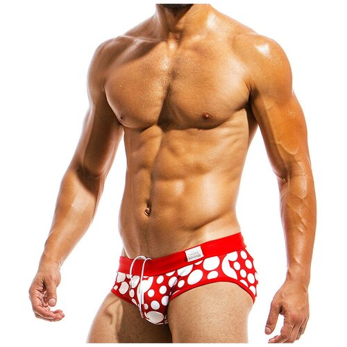 фото Плавки - брифы "polkadot brief - red" / modus vivendi / красный / размер m