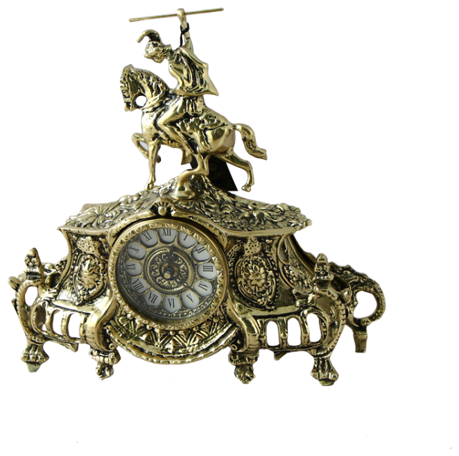 Часы "Коша", "золото" 33x29x14 см (Belo de Bronze BP-27017)