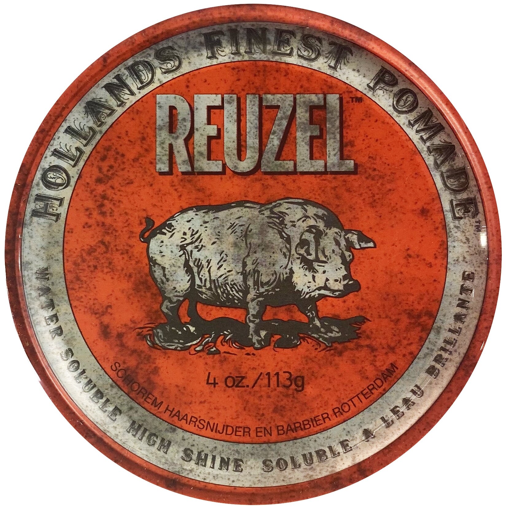 REUZEL Помада Holland Finest Pomade Water soluble High sheen, средняя фиксация, 113 г