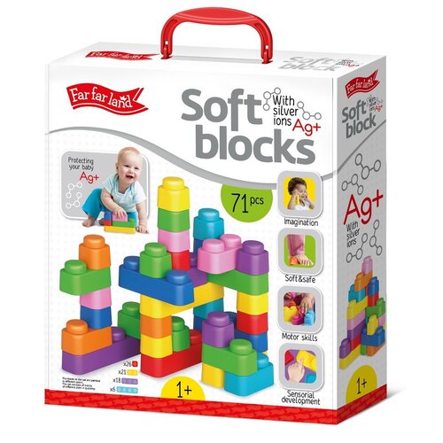 Конструктор Far far land Soft Blocks 4455, 71 дет.