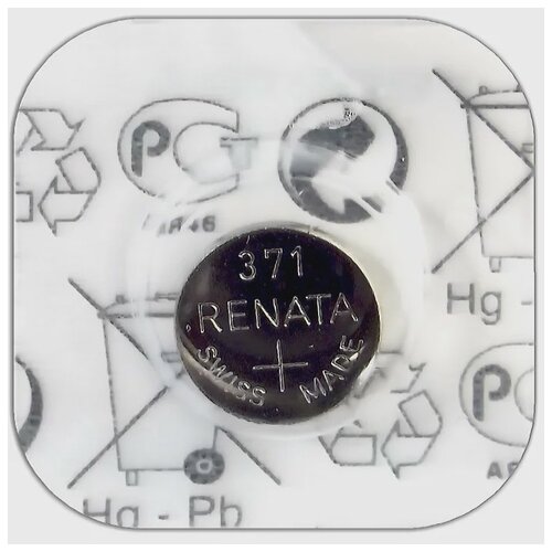 Батарейка Renata SR920SW, в упаковке: 1 шт. renata r sr 927 sw 1 55v 57mah 9 5x2 6mm батарейка для часов renata 395 1 шт