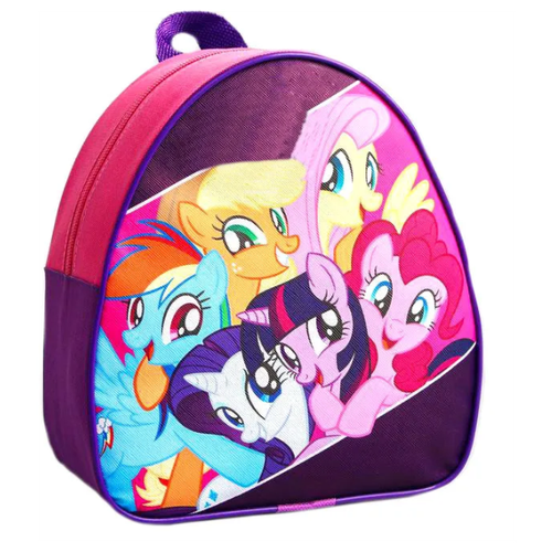 Купить Детский рюкзак для девочки Пони 23*20, 5*10 см, Рюкзак, оранжевый/голубой/розовый/желтый/фиолетовый, искусственная кожа, female