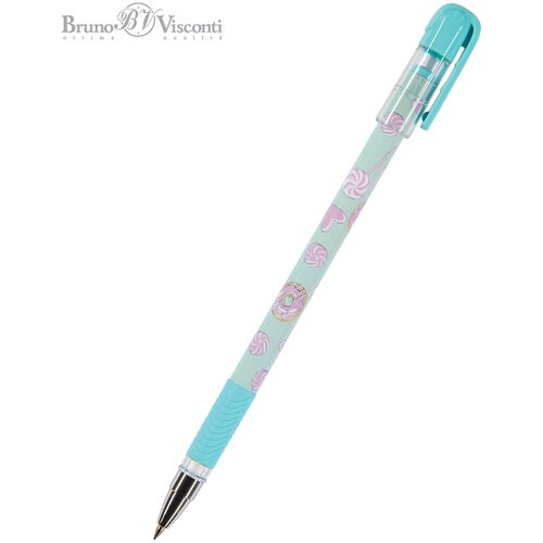 Ручка шариковая BrunoVisconti, 0.5 мм, синий, MagicWrite «сладкое настроение. Леденцы», Арт. 20-0240/28