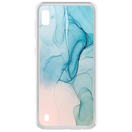 Чехол-накладка Krutoff Clear Case Абстракт разводы для Samsung Galaxy A10 (A105) чехол накладка krutoff clear case женский день фантазия для samsung galaxy a10 a105