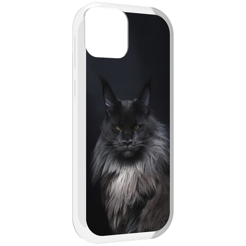 Чехол MyPads кошка мейн кун 2 для UleFone Note 6 / Note 6T / Note 6P задняя-панель-накладка-бампер