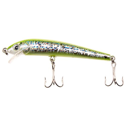 Воблер Daiso Minnow 6гр #2 Yellow Silver