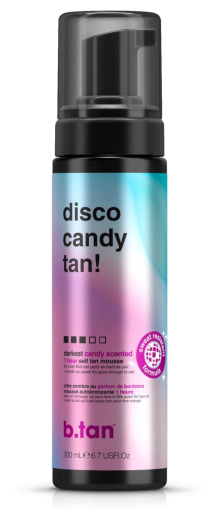 B. TAN, Темный мусс-автозагар Disco candy tan! self tan, 200 мл