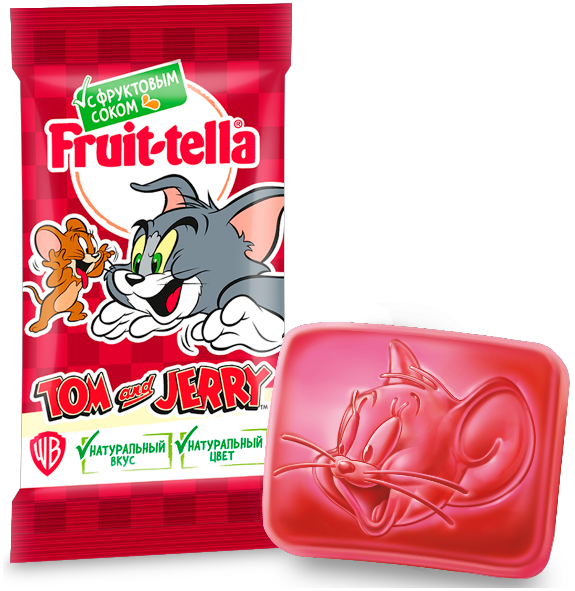 Мармелад жевательный Fruittella 2Д-Мини Tom&Jerry, 120 г - фотография № 7