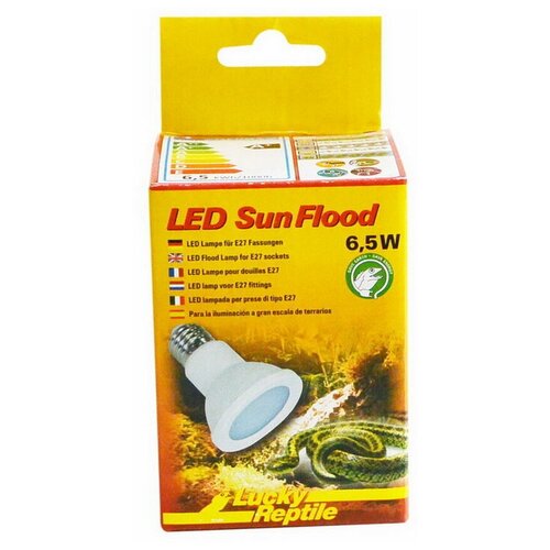 лампа светодиодная lucky reptile led sun spot 18вт германия Лампа светодиодная LUCKY REPTILE FLOOD 6.5Вт (Германия)