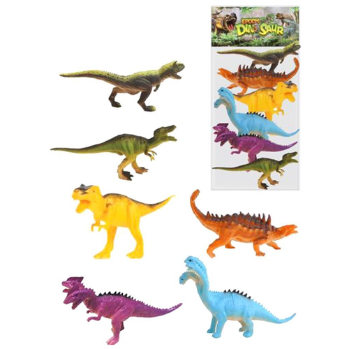 Фигурки Наша игрушка Динозавры, YD666-6, 6 шт.