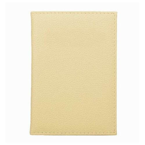 Автодокумент с визиткой, натуральная кожа, цв. бежевый