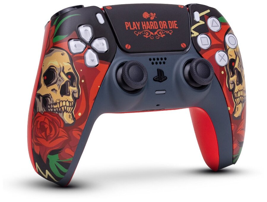 Беспроводной контроллер Sony DualSense Wireless Controller (Play hard or die)