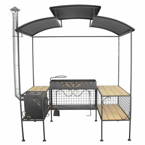 Мангал Лайт, жаровня 8 мм, печь 8 мм