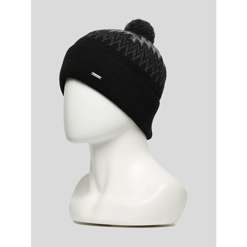 фото Шапка vitacci, размер onesize, черный