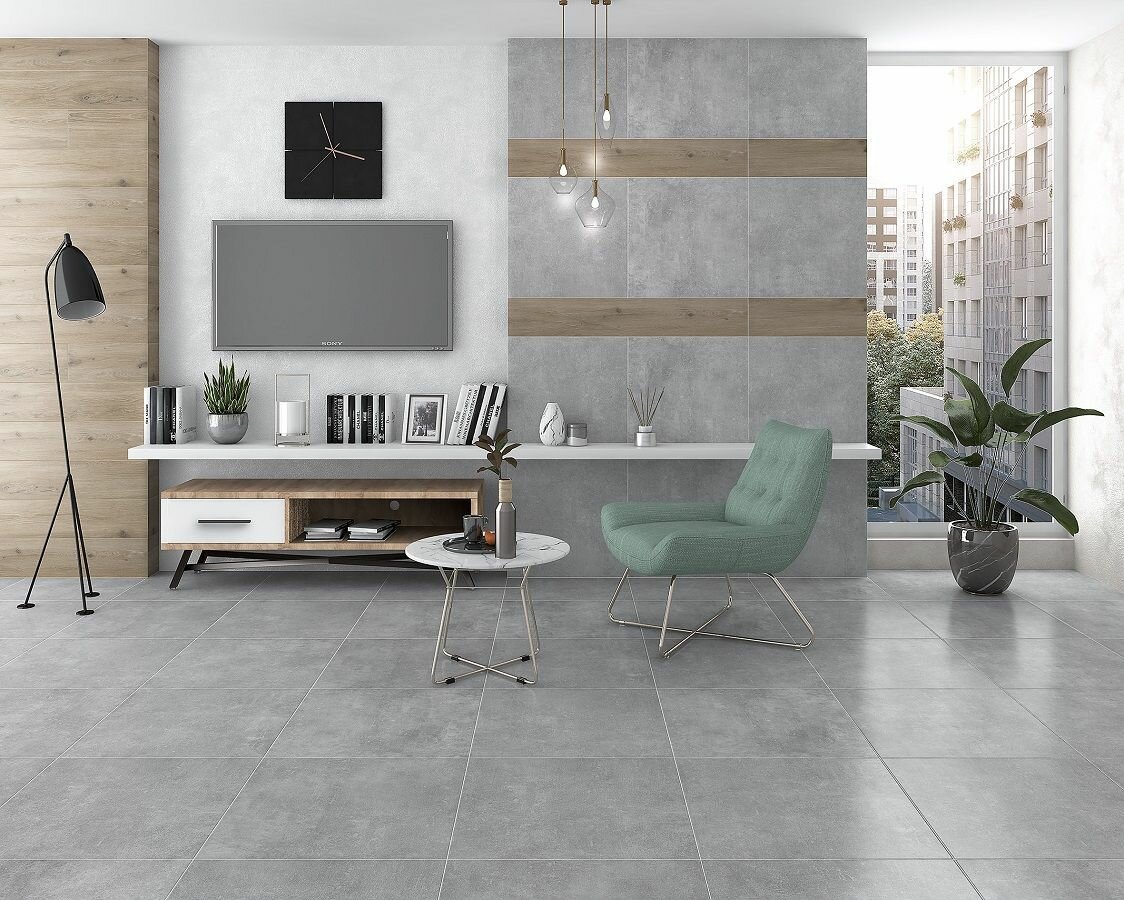 фото Керамогранит Laparet Logos коричневый 60х60 обрезной 1,8 м2; ( 5 шт/упак)