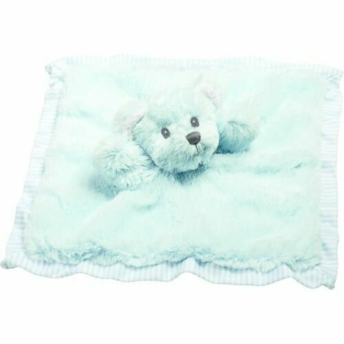 Мягкая игрушка Suki Hug-a-Boo Blue Bear Finger Puppet with Blankie (Зуки Кукла-перчатка Мишка Hug-a-Boo Голубой с Одеяльцем) ролевые игры мякиши игрушка кукла на руку мишка