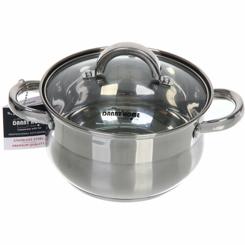 Кастрюля из нержавеющей стали BARBARA 2,7л, индукция