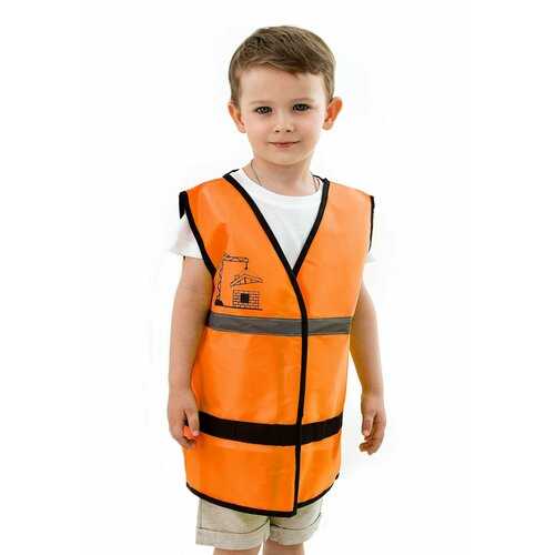 Жилет строительный детский игровой MEGA TOYS сюжетный набор строителя ролевой детский 622₽