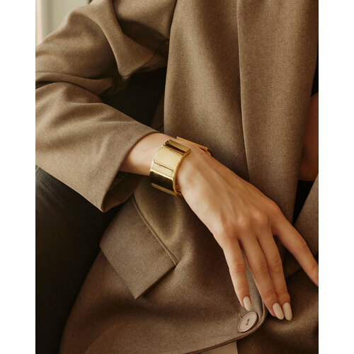 Браслет Geometry - Золотой - Без вставок - Без замка