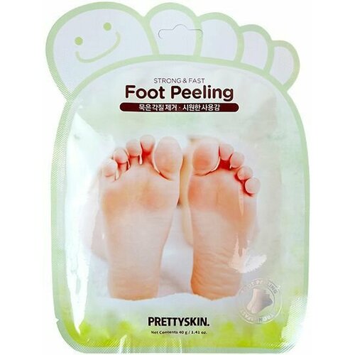 Pretty Skin Отшелушивающие пилинг-носочки с комплексом кислот Strong  & Fast Foot Peeling