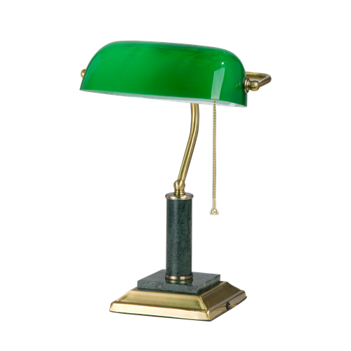 Настольная лампа Vitaluce Зеленый мрамор 1 лампа 3м² Е27