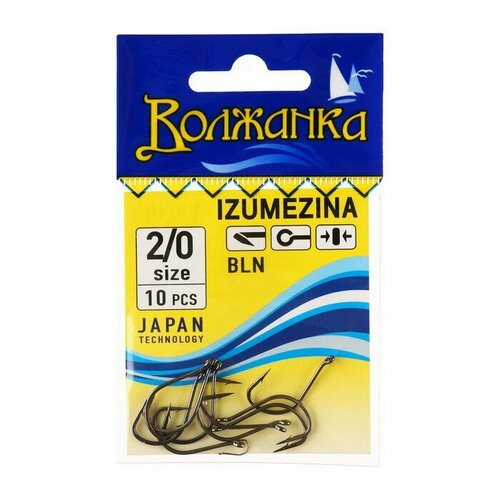 фото Крючки волжанка izumezina № 2/0, 10 шт volzhanka