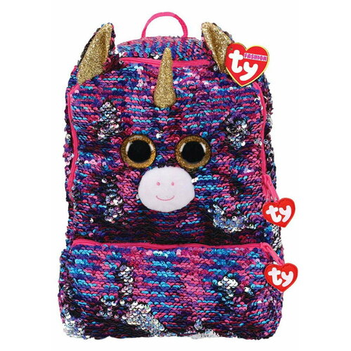 фото Рюкзак прямоугольный розет с пайетками ty